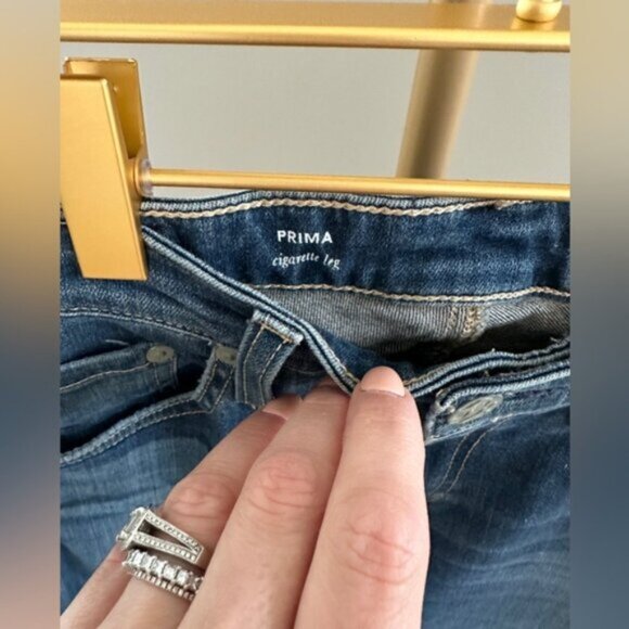 Ag Adriano Goldschmied AG Prima Denim Medium Wash, Cigarette/Skinny Leg - Picture 9 of 10